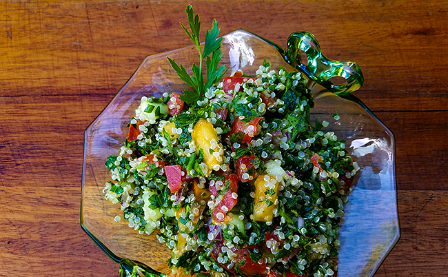 Quinoa Tabouleh from the Green Acre Kitchen