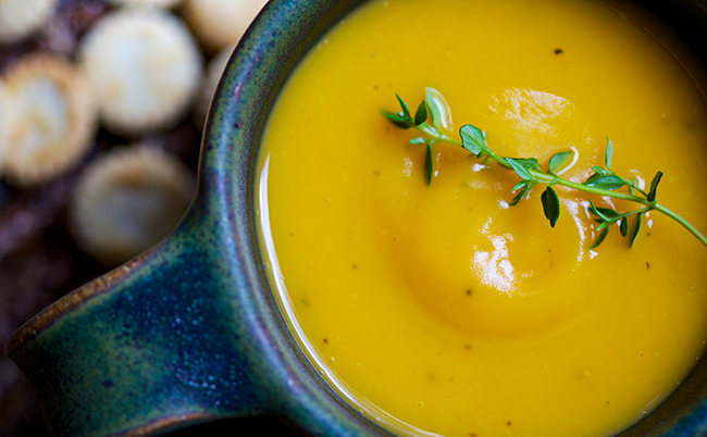 Food & Fellowship Creamy Delicata Squash Soup