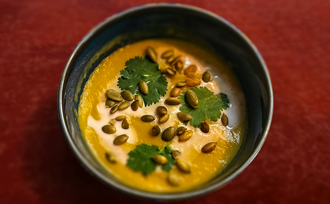 Food & Fellowship Thai Delicata Squash Soup
