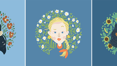 Saba Taghvai, “Grace”, “Joy”, “Hope” Digital art, 1056 x 1056 pixels