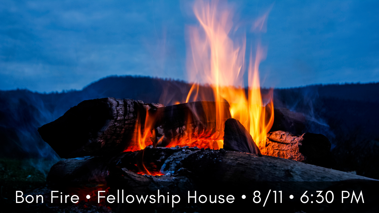 Bon Fire at Fellowship House, Green Acre