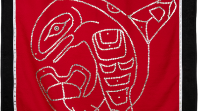 Killer Whale Funeral Blanket, Louise Profeit LeBlanc