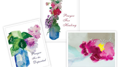 Hand Painted Greeting Cards, Bonnie Fields