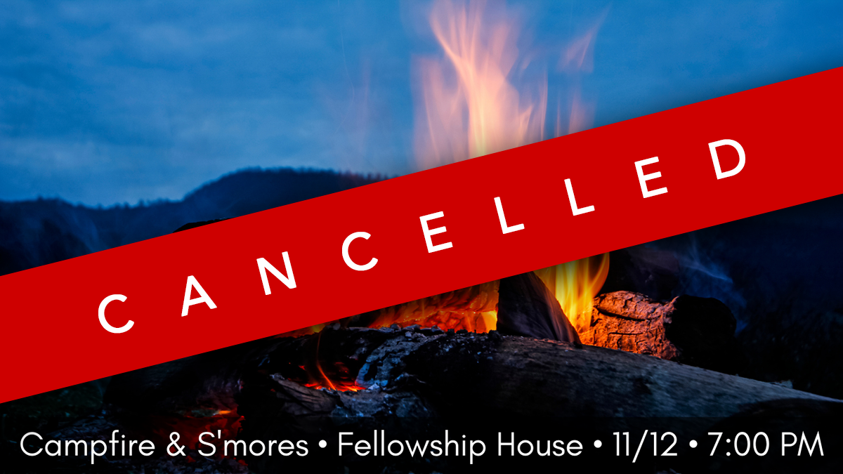 Campfire Cancelled due to Rain
