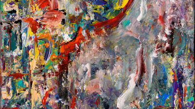 Clarity Clarity, by Shiva Partovi Riddell, acrylic on canvas, 16 x 20 inches