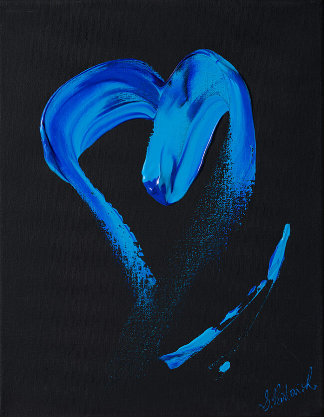 What’s missing?, by Shiva Partovi Riddell, acrylic on canvas, 11 x 14 inches