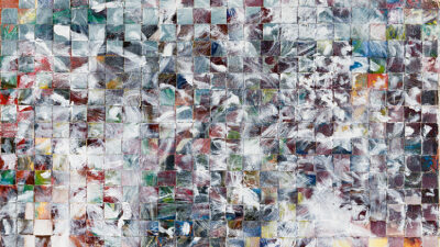 White Privilege Obscures the View of Our True Colors “White Privilege Obscures the View of Our True Colors” by Stephen Brandon, Oil Paint on Torn, Woven & Prepped Canvas, 16 x 20 inches