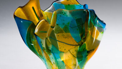 Reimagining Existence by Anne Perry from Seeing Oneness, Glass, 6 x 7½ x 4