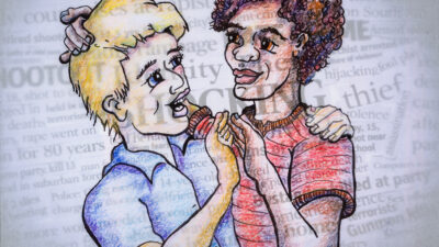 Keep the Focus Keep the Focus by E. C. Phillips from Seeing Oneness, Colored Pencil sketch and print media, 17 x 14 inches