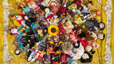 Flowers of One Garden by Elaine Phillips from Seeing Oneness, Photograph of sculpture, 14 x 14 inches