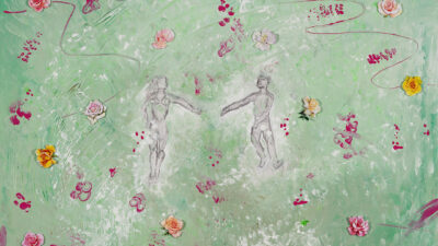 “Wings of Humanity” by Soraya Morgan, Mixed media, 24 x 30 inches