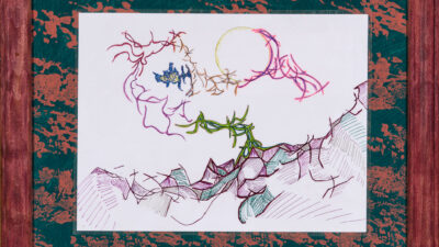 “Unshackle Thyself” by R. Stephen Rohman, Pen & Ink, 14 x 18 inches, from Created Noble – Worthy by Design