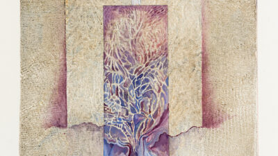 “Detachment” by Jaci Ayorinde, Gelatin Print with gouache, 16 x 20 inches, from Created Noble – Worthy by Design