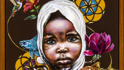 See Me Beautiful “See Me Beautiful” by Gordon Arzú, Acrylics on panel, 24 x 24 inches, from Created Noble – Worthy by Design