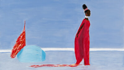 “Woman in Red” by Elizabeth Harvey, Acrylic, 18 x 24 inches, from Created Noble – Worthy by Design