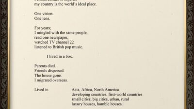 Breaking the Box, a poem by Parvaneh Farhangpour